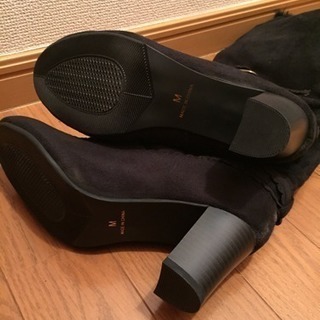 【新品】ファー付き2wayロングブーツMsizeの画像