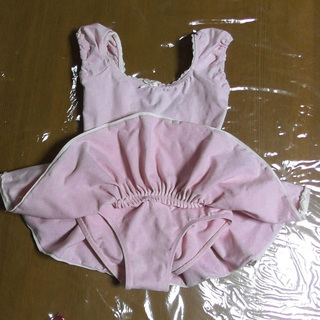 バレエ　レオタード　パステルピンク（幼児用）