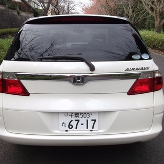 平成18年 エアウエイブ Ｇ スカイルーフ 2.7万ｋｍ パール 車検31/5の画像