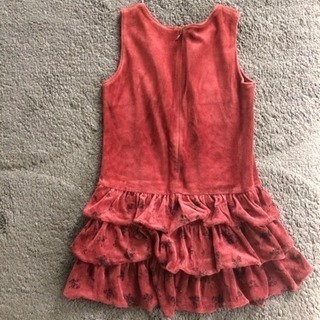 110 コムサイズム ベロアワンピースの画像