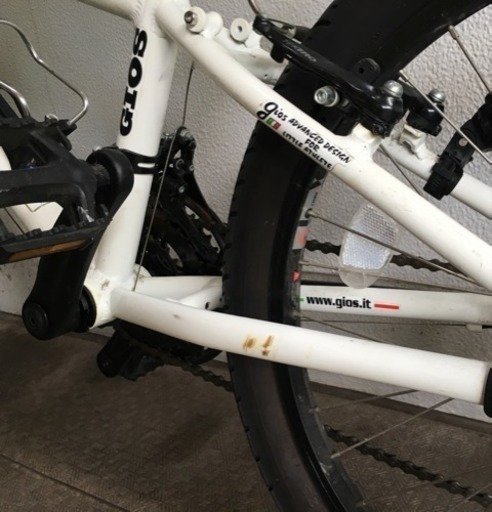GIOS 22インチ マウンテンバイク 6ギア 子供用自転車 白色