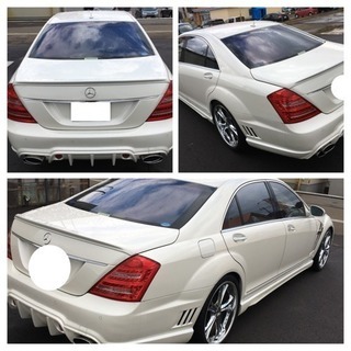 ベンツ S550L ☆ラグジュアリーP WALDエアロ  21インチ 検2年付き 込み込みの画像