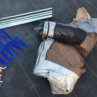 無料 中古 簡易キャンプテント キャンプやバーベキュー  ジャンク お取引中の画像