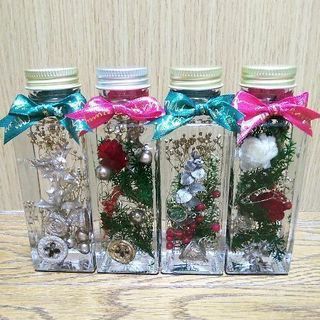 午前中満員御礼　年内最後　12/21㈭　ハーバリウム　フリーレッスン
