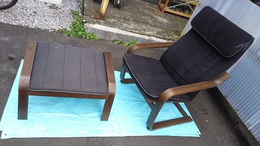 お値下げ［IKEAイケアPOANG再入荷フットスツール付き］⁑リサイクルショップヘルプ