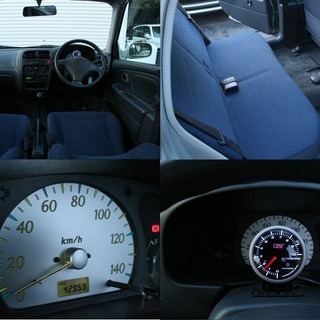 ☆ 車検2年付 ☆ H15年 スズキ アルト 43000km ミッション 5速 車高調 15インチ アルミ HA23S K6A タイミングチェーン 5ドア 2WD の画像