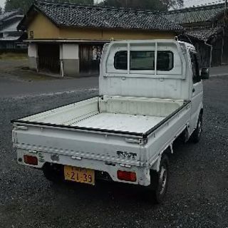 4WD‼エアコン‼パワステ‼新品黒革シートカバー‼の画像