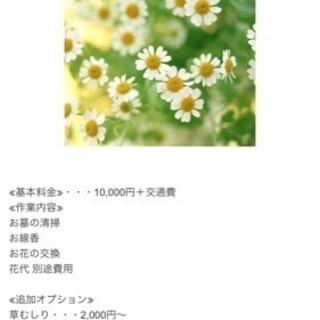 お墓参り代行 ゴミ屋敷片付け 遺品整理