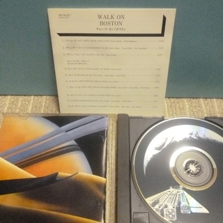 CD ボストン「WALK  ON/ウォーク・オン」の画像