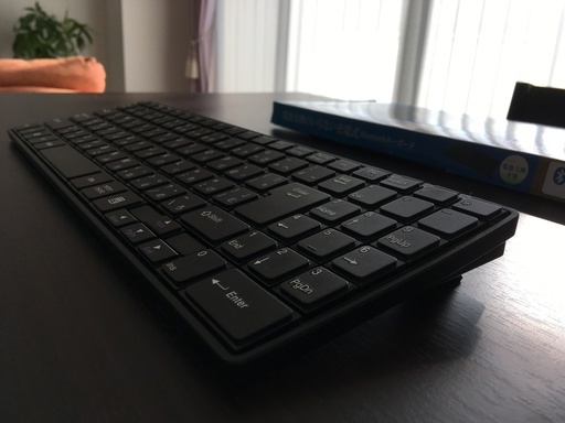 ★★ 最終値下げ !!! 今週限定 ★★ 超美品 ★ Bluetooth スリム キーボード 充電式 サンワサプライ SKB-BT22BK ★★