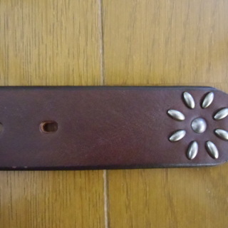 cassazione スタッズベルト（牛革）★ 新品・タグ付き➌の画像