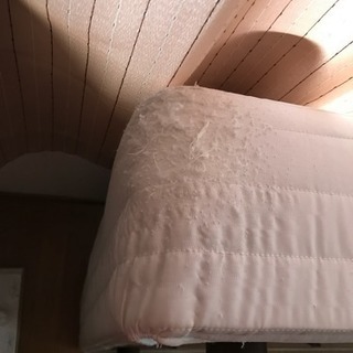 無印良品のマットレス付ベッドの画像