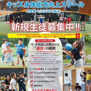 キッズ身体能力向上運動スクール【エリートキッズ笠間】の画像