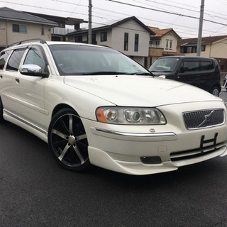  H18 V70 エアロ 黒革 サンルーフ◎予備検査渡◎車検2年◎