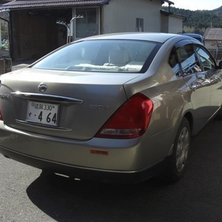【NISSAN：ティアナ】年式:平成15年、走行距離:62000キロ、事故歴無し、ワンオーナー、ナビ付き、ETC搭載、すぐ乗って帰れます！の画像