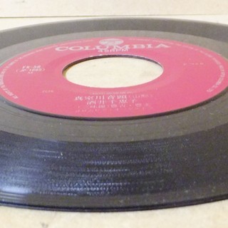 酒井千恵子 真室川音頭 佐藤国昭 花笠踊り コロムビアレコード COLUMBIA 山形民謡◆希少EPシングルレコード♪の画像