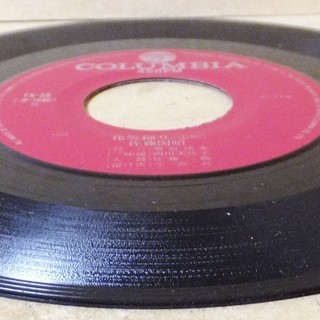 酒井千恵子 真室川音頭 佐藤国昭 花笠踊り コロムビアレコード COLUMBIA 山形民謡◆希少EPシングルレコード♪の画像
