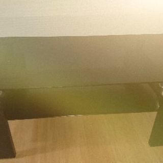 お洒落 ガラス磐テーブル