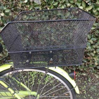 26インチ自転車後ろかご付きの画像