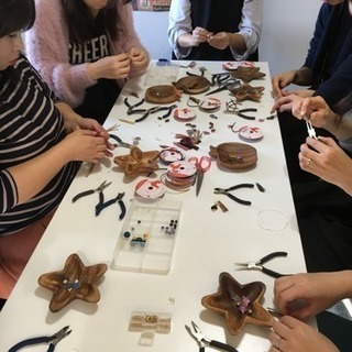 アロマの香るドゥルジーピアス作り ＆ハンドタッチ体験会の画像