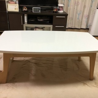 12/17まで！ローテーブル センターテーブル ニトリ ホワイトの画像