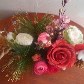 お正月用のお花