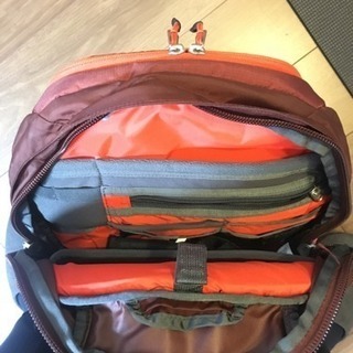 ノースフェイスのリュックの画像