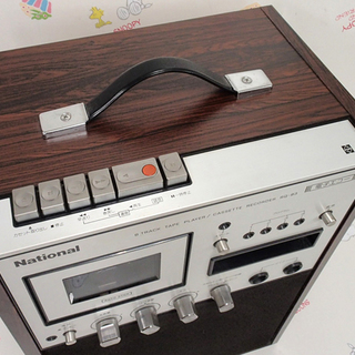 ♪National/ナショナル 8トラック/カセットテープ カラオケ機 RQ-83♪の画像