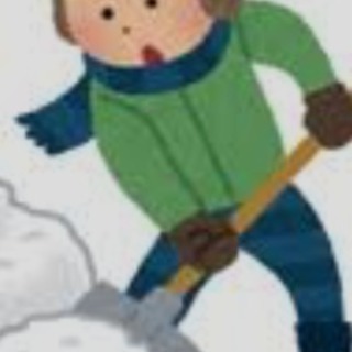 玄関前の除雪お手伝いします。