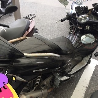 HONDA PCX125 ブラック 中古 バッテリー最強グリップヒーター 千葉から バイク 自賠責あり 原付2種 カスタム シグナス マジェスティ！！の画像