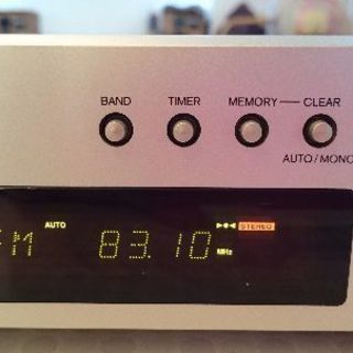 ONKYO FM STEREO/AM TUNER T-405Wジャンクの画像