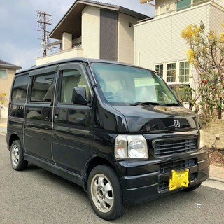 ★即乗り出しＯＫ★平成13年バモス★車検30年7月まで★人気の黒...