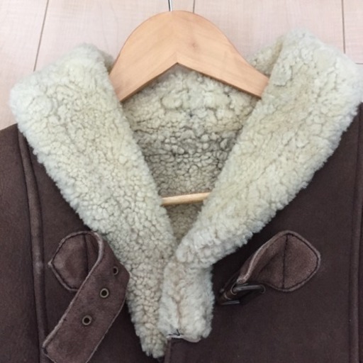 本革/ムートン　3L相当 52 茶色 アウター  ジャンバー