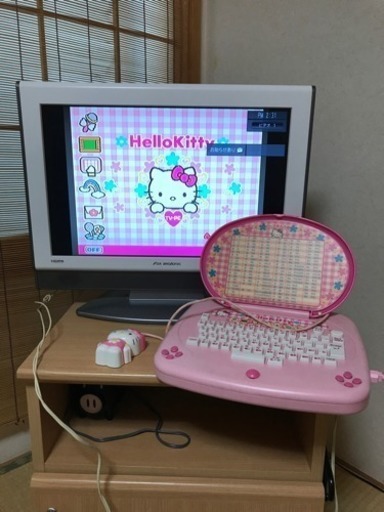 ハローキティテレビパソコン (ムーンライト) 荒川のおもちゃ