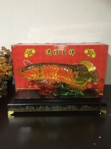 最終値下げ★早い者勝ち★１点限定★希少価値あり★招財金龍魚置物