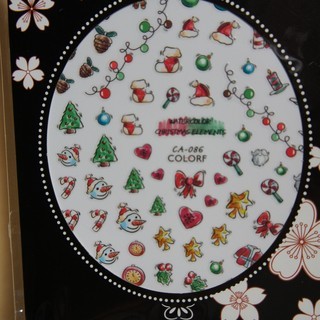クリスマス用ネイルシール