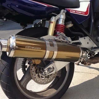 CB400SF NC42 無限マフラーの画像