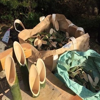 門松の製作の画像