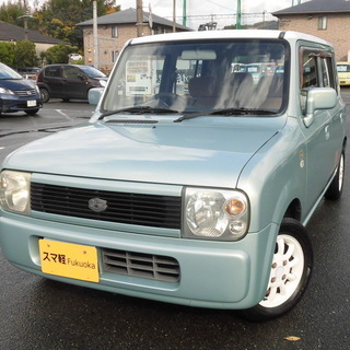 福岡県　アルトラパン　ライトグリーン/ホワイト272　車検ほぼ2年付き