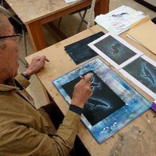富士見市エアブラシ体験教室・小学3年生以上〜(絵画技法、カスタムペイント等エアブラシで出来ること全般)の画像