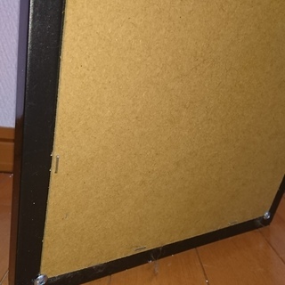 スタンドミラー　黒の画像