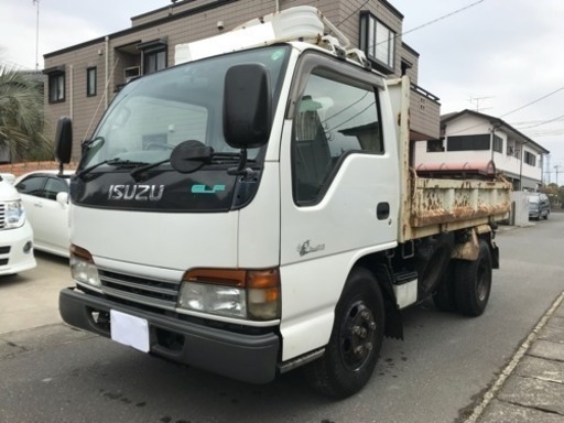 新たに塗装 いすゞ エルフ 2T ダンプ 平成15 年式 エアB PS PW ABS ETC