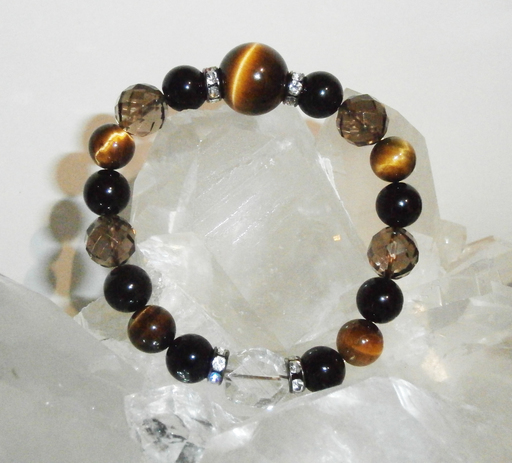 天然石　仕事運アップ　メンズブレスレット