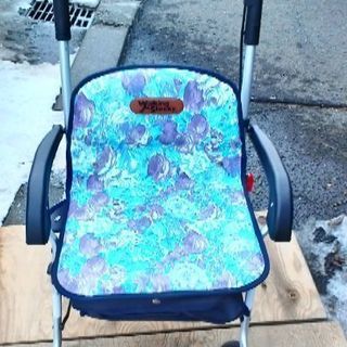 ウォーキングステッキキャスター シルバーカーの画像