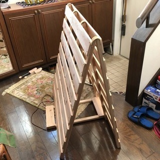 【良品】檜すのこベッド【ひのき】の画像