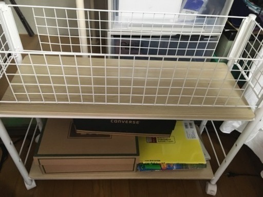山善 キャスター付 押入収納
