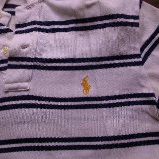 RALPH LAUREN ラルフ・ローレンのポロシャツ　白  サイズLの画像