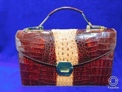 本クロコダイルセカンドバック紳士用