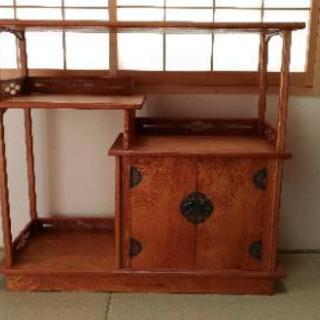 屋久杉の茶棚