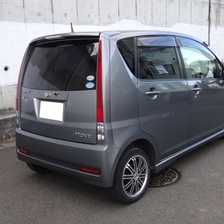 【年末年始対応！】人気のムーヴカスタム！ターボ！HID！リヤスモーク！社外アルミ！車検付！乗って帰れます！早い者勝ち！の画像